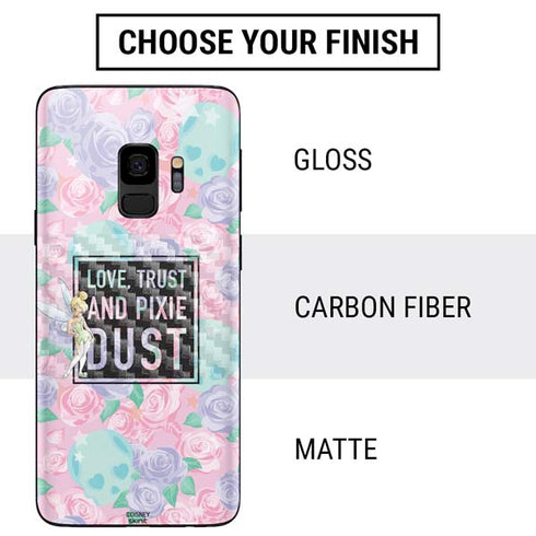 Disney Tinker Bell Love Trust and Pixie Dust Galaxy S9 Skin